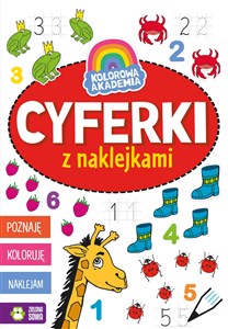 Obrazek Kolorowa Akademia Cyferki z naklejkami