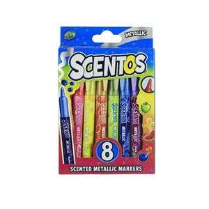 Picture of Markery pachnące metaliczne 8szt