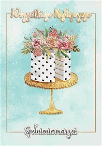Obrazek Karnet A5 Tort glamour