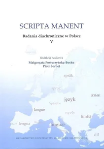 Picture of Scripta manent Badania diachroniczne w Polsce V