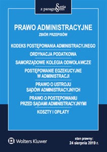 Picture of Prawo administracyjne Zbiór przepisów