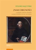 Znaki obec... - Ryszard Mączyński -  books in polish 