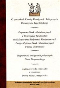 Obrazek O początkach Katedry Umiejętności Politycznych Uniwersytetu Jagiellońskiego