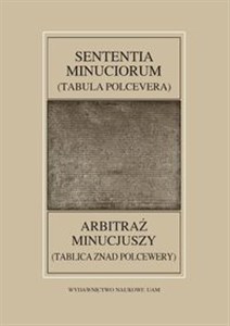 Obrazek Fontes Historiae Antiquae LIII Sententia Minuciorum czyli Tabula Polcevera