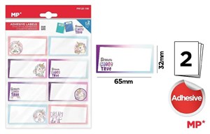 Obrazek Naklejki na zeszyty Jednorożce