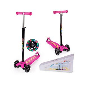 Picture of Hulajnoga trójkołowa balansowa regulowana led