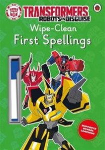 Picture of Transformers Robots in Disguise Wipe-Clean First Spellings
