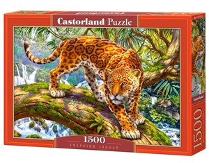 Obrazek Puzzle 1500 Sneaking Jaguar