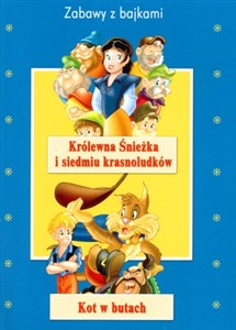 Obrazek Zabawy z bajkami Królewna Śnieżka i siedmiu krasnoludków Kot w butach