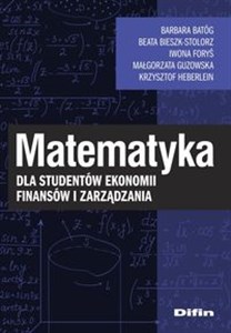 Picture of Matematyka dla studentów ekonomii, finansów i zarządzania