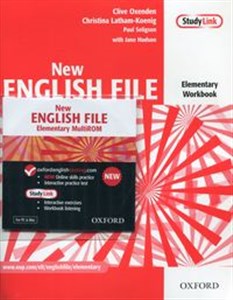 Picture of New English File Elementary Workbook without key + CD