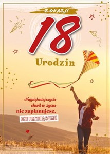 Obrazek Karnet Urodziny 18