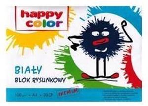 Picture of Blok rysunkowy biały A4/20K HAPPY COLOR