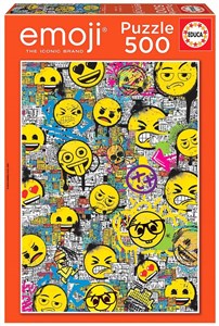 Obrazek Puzzle 500 Graffiti Emoji G3