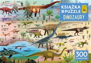 Obrazek Książka i puzzle Dinozaury