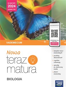Picture of Nowa Teraz Matura Biologia Vademecum Do matury 2024 Liceum Technikum