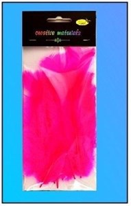 Picture of Piórka miękkie różowe 15szt