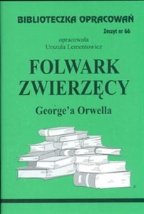 Picture of Biblioteczka Opracowań Folwark zwierzęcy George'a Orwella Zeszyt nr 66