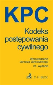 Picture of Kodeks postępowania cywilnego wprowadzenie Janusza Jankowskiego