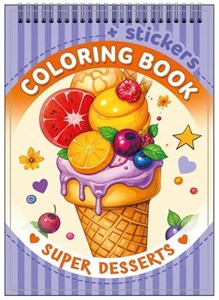 Obrazek Kolorowanka 105x148 z naklejkami Desery