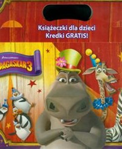 Obrazek Madagaskar 3 Zestaw 4 książek + kredki