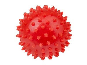 Obrazek Piłka rehabilitacyjna 7,6 cm czerwona