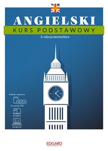 Obrazek Angielski Kurs podstawowy książka + 3 płyty CD + program