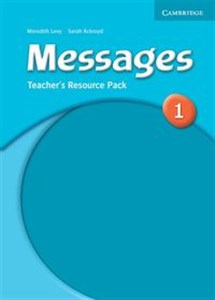 Obrazek Messages 1 Teacher's Resource Pack
