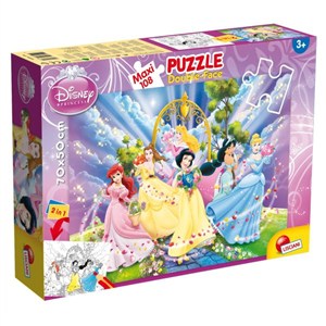 Picture of Puzzle dwustronne maxi Księżniczki 108