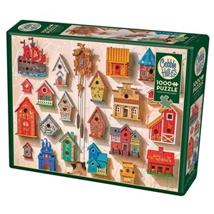 Obrazek Puzzle 1000 Domki dla ptaków