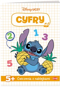 Picture of Disney uczy Stitch Ćwiczenia z naklejkami Cyfry