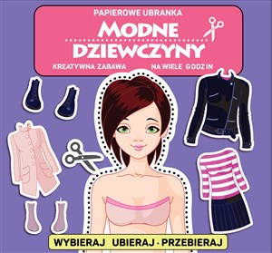 Obrazek Modne dziewczyny. Papierowe ubranka