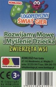 Picture of Karty Rozwijamy mowę i myślenie dziecka Zwierzęta wsi