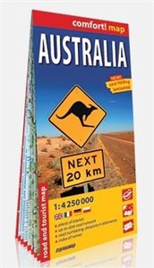 Obrazek Australia laminowana mapa samochodowo-turystyczna 1:4 250 000