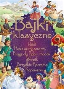 Picture of Bajki klasyczne Heidi  Przygody Robin Hooda  Słowik  Nowe szaty cesarza  Brzydkie Kaczątko