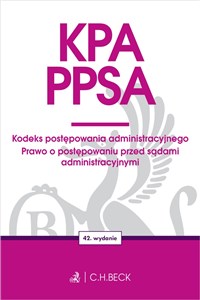 Obrazek KPA PPSA Kodeks postępowania administracyjnego Prawo o postępowaniu przed sądami administracyjnymi