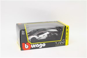 Obrazek Lamborghini Essenza SCV12 white-black 1:24 BBURAGO