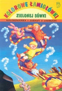 Picture of Kolorowe łamigłówki Kolorowanka i zabawy z literkami
