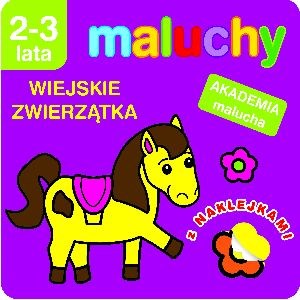 Picture of Maluchy Wiejskie zwierzątka z naklejkami 2-3 lata