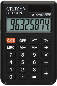 Picture of Kalkulator kieszonkowy Citizen SLD-100NR czarny