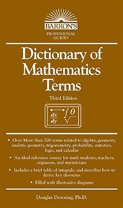 Picture of Dictionary of Mathematics Terms