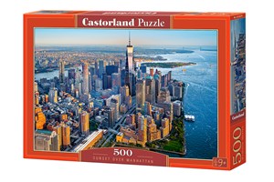 Obrazek Puzzle 500 Sunset over Manhattan