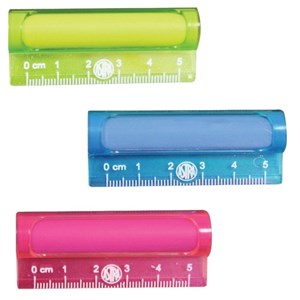 Obrazek Gumka i linijka 5cm 2w1 (18szt) ASTRA