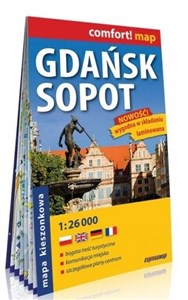 Picture of Gdańsk Sopot kieszonkowy laminowany plan miasta 1:26000