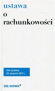 Obrazek Ustawa o rachunkowości stan prawny 28 sierpnia 2017r.