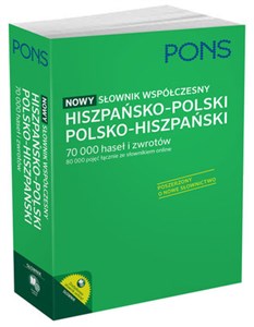 Obrazek PONS Nowy słownik współczesny hiszpańsko-polski, polsko-hiszpański 70 000 haseł i zwrotów