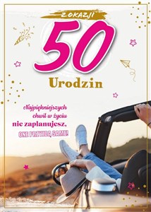 Obrazek Karnet Urodziny 50