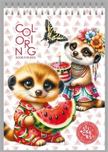 Obrazek Kolorowanka 148x210 z naklejkami 26obrazków Suryka