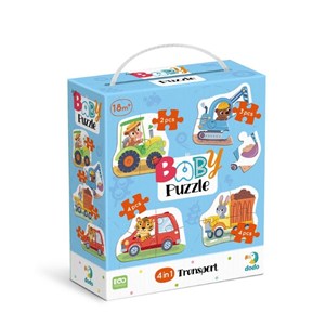 Picture of Baby puzzle - Transport, 4w1 (300685)