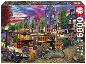 Picture of Puzzle 6000 Amsterdam Niderlandy